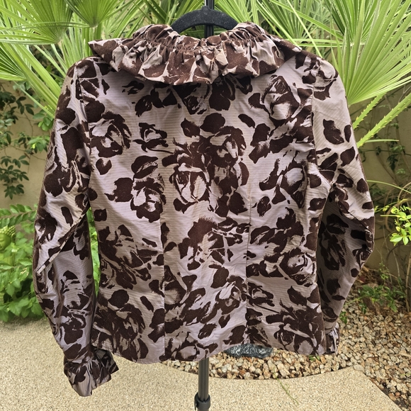 EUC Anne Fontaine Chic Floral Print Blouse - Picture 5 of 10